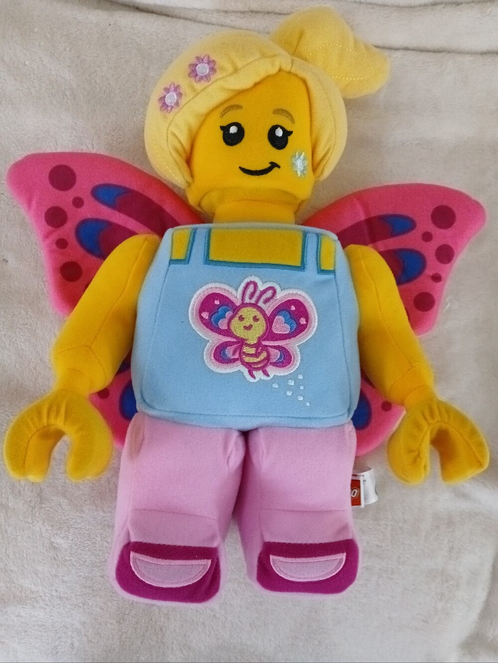 Lego Butterfly Girl Plush - Approx 13"